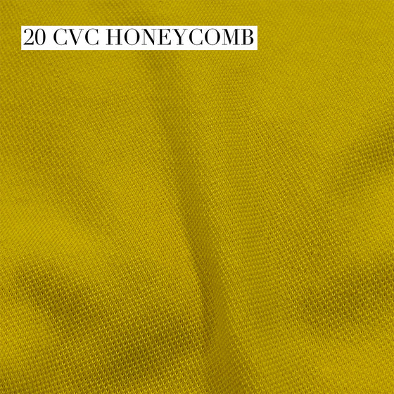 20 CVC Pique Honeycomb Cotton Fabric