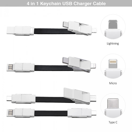 BND835 Osaka 4in1 Mobile Charging Cable Set