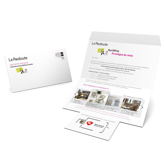Promotional Mail 2-in-1 Mailer Webkey
