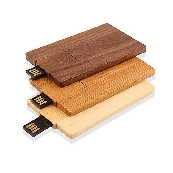 0117U Card USB Flash drive Wood