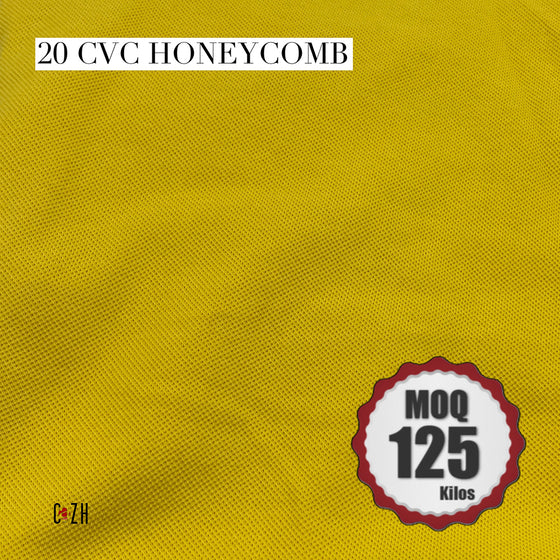 20 CVC Pique Honeycomb Cotton Fabric