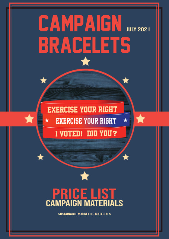 Campaign Bracelets Rubber Accessory Price List FREE Download