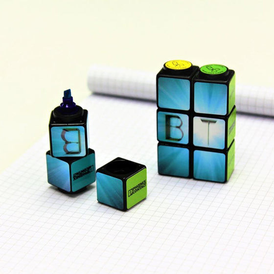 Custom Gift Rubik's Highlighter 3 piece Set Rubik's Supplier Philippines Corporate Gifts Corporate Giveaways