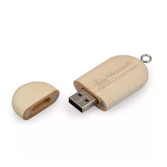 Custom Wood USB with Key ring 0033 Wood USB