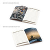 BND714 Medium Kraft soft cover GLUED Notebook