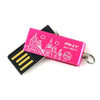 Pink custom USB 0023U Mini Metal USB